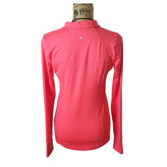 Xersion Womens Running Pullover S Pink 1/4 Zip Long Sleeve Semi Fit Sporty - Picture 3 of 6